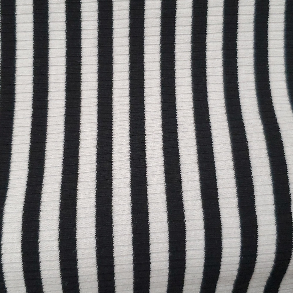 *NWT* Torrid's Midi Rib Hookeye Tank Dress Stripe Black White Dress - Picture 6 of 16